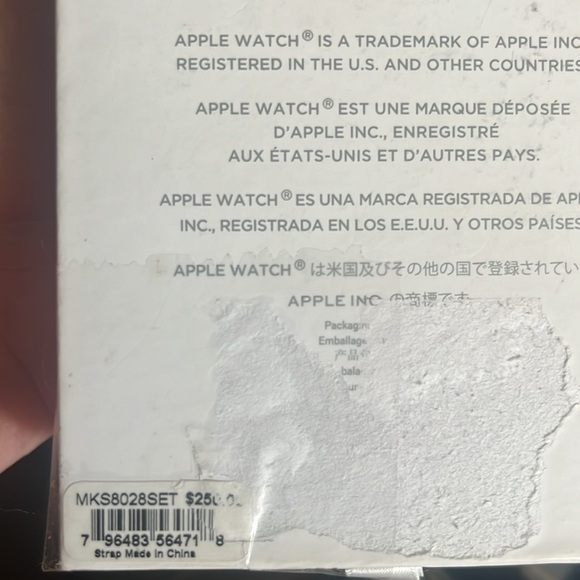 Michael Kors Pavé Rose Gold-Tone and Logo Strap for Apple Watch® Gift Set NWT - Picture 10 of 11